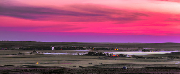 Sunrise over Val Marie