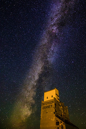 Milky way over Orkney elevator